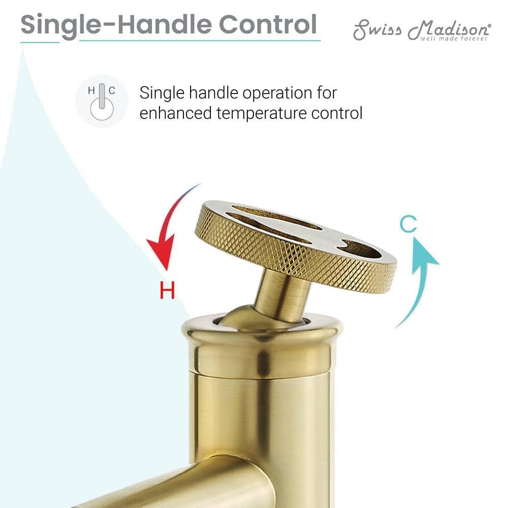 Avallon Single Hole, Single-Handle Wheel, Bathroom Faucet