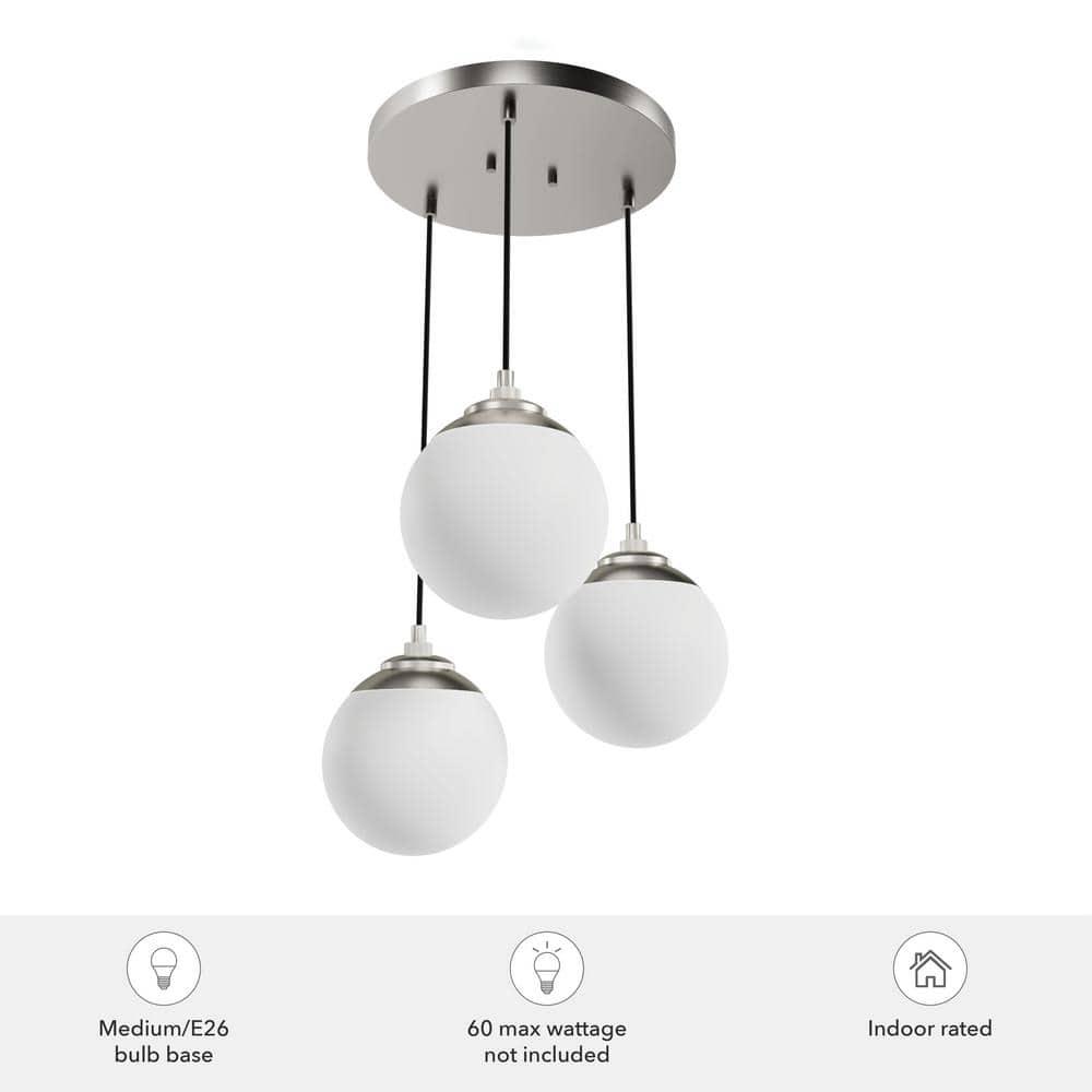 Hunter Fan Hepburn 3 - Light Cluster Globe Pendant