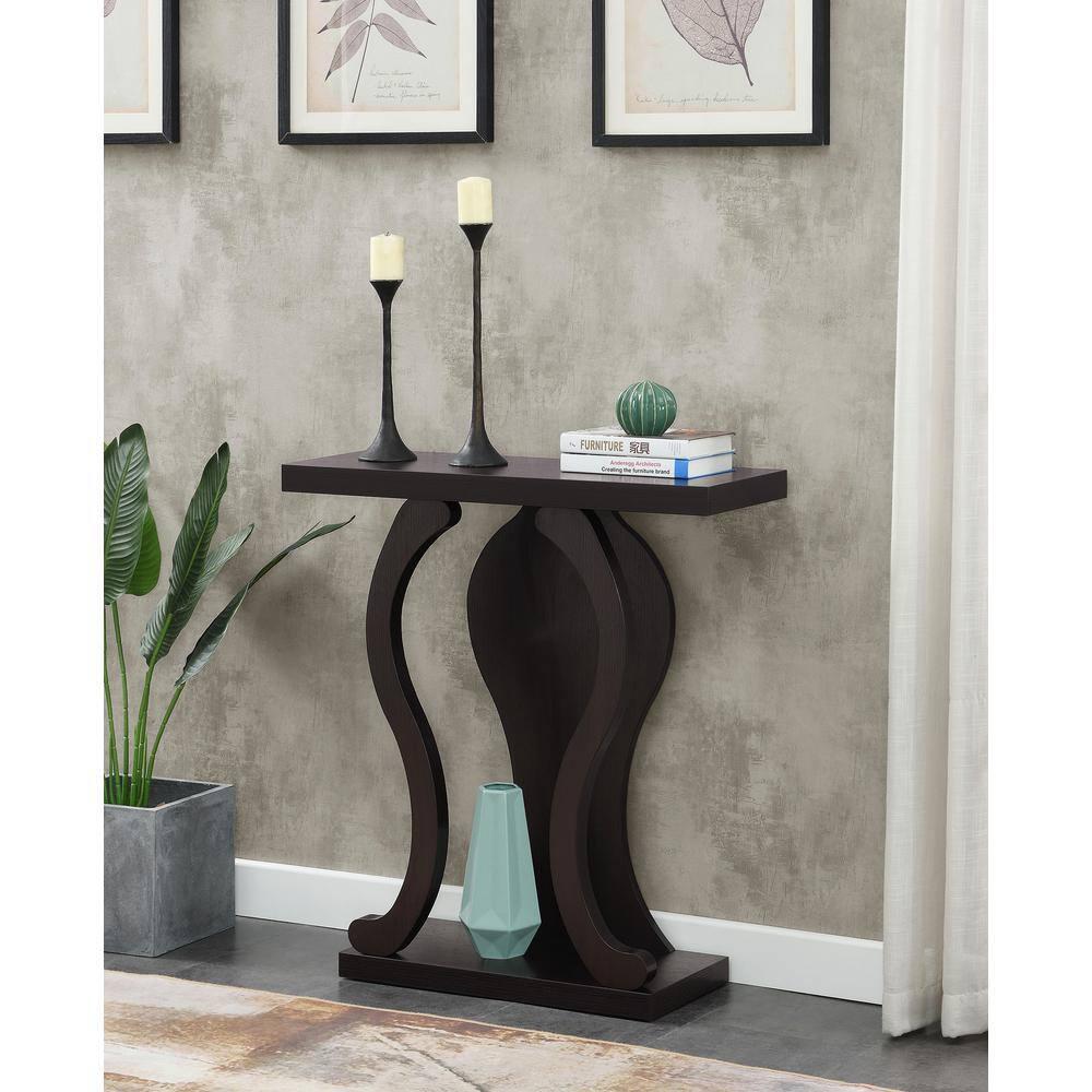 Convenience Concepts Newport Terry B Console Table, Espresso