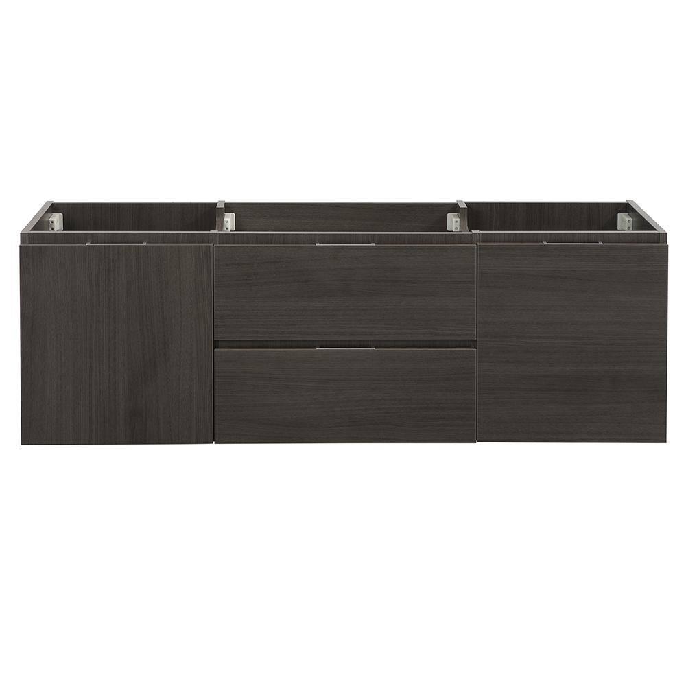 Fresca Valencia 60" Wall Mount Single Sink Bathroom Vanity Base Only (Top and Sink Not Included)
