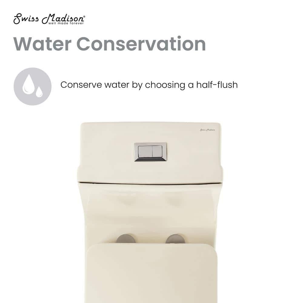 Concorde One-Piece Square Toilet Dual-Flush 1.1/1.6 gpf