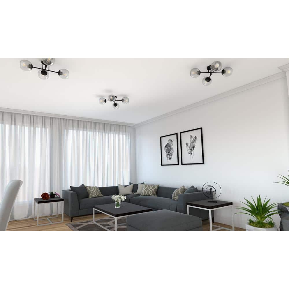AFX - Jamie 4- Light Ceiling Semi Flush in Contemporary-Modern-Transitional