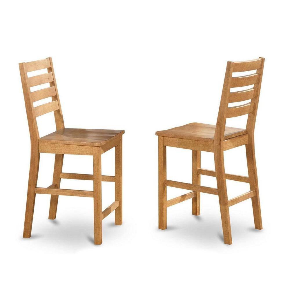 East West Furniture, 5  Pc  Counter  height  Table  set-Counter  height  Square  Table  and  4  Stools