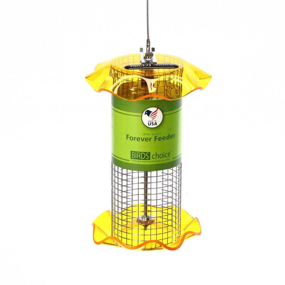 Birds Choice Small Sunflower Seed Forever Feeder with Stainless Steel Screen