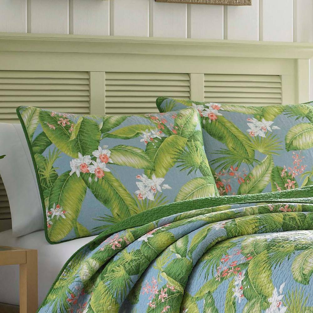 Tommy Bahama Home Tommy Bahama Aregada Dock Cotton Reversible Quilt Set