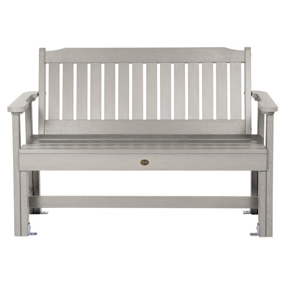 highwood  Commercial Grade Exeter 4 Foot Garden Bench Harbor Gray