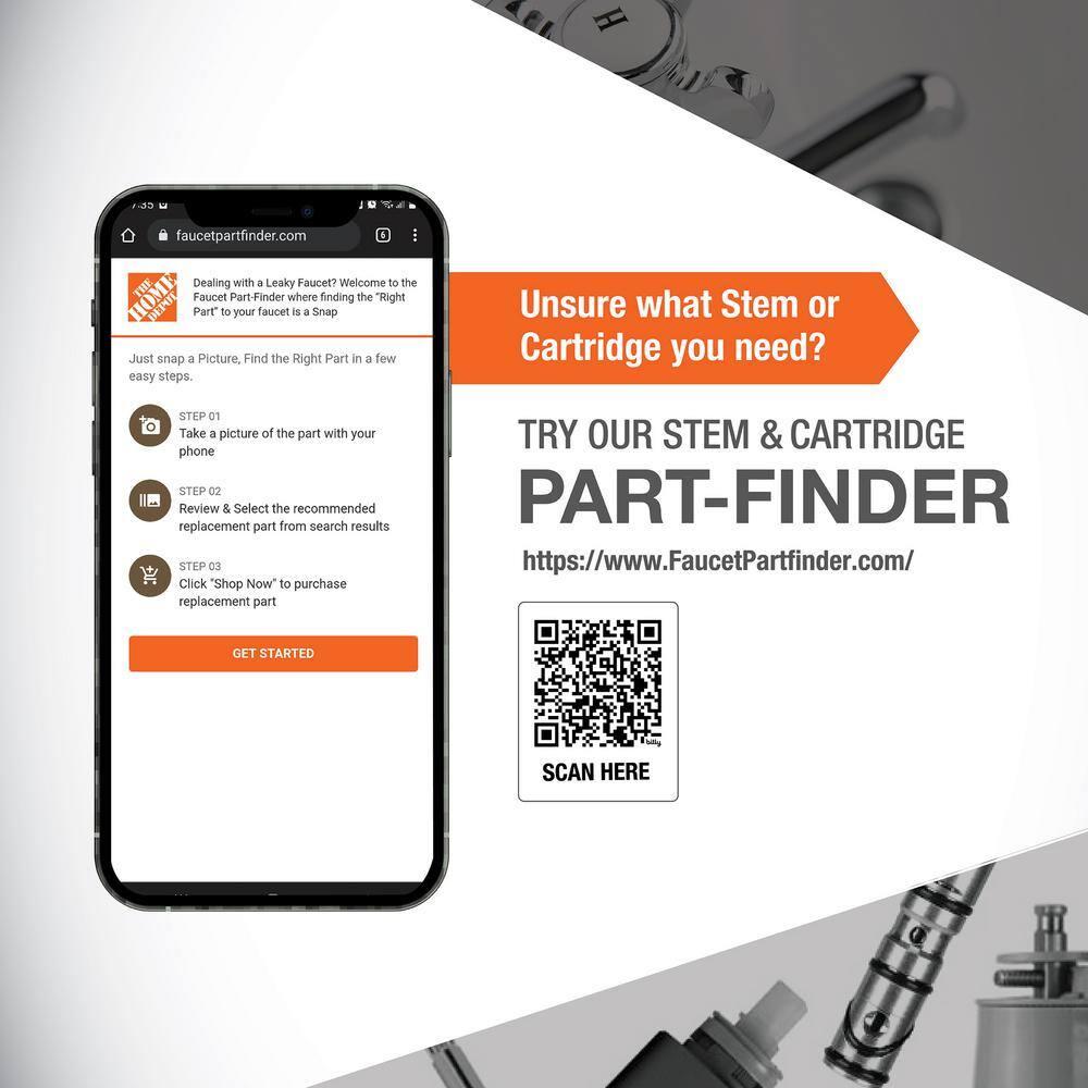 9C-3D Diverter Stem for Eljer Faucets