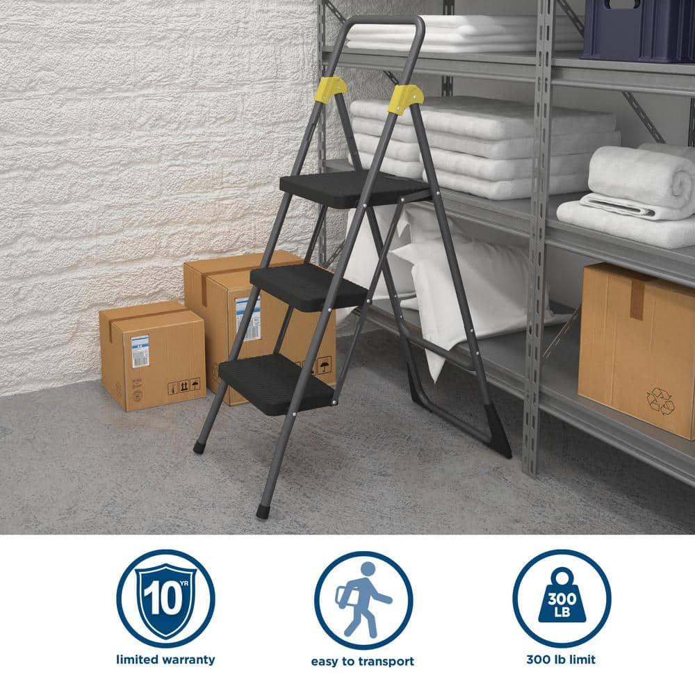 WFX Utility™ 3 - Step Steel Folding Small Step Ladder