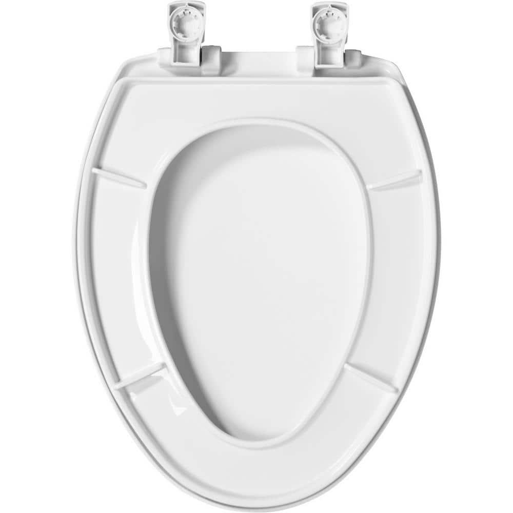 Bemis 166TT 000 Elongated Toilet Seat, White Molded Wood - Quantity 1