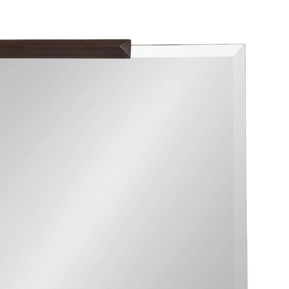 Kate and Laurel Erina Metal Rectangle Mirror, 20x31, Bronze