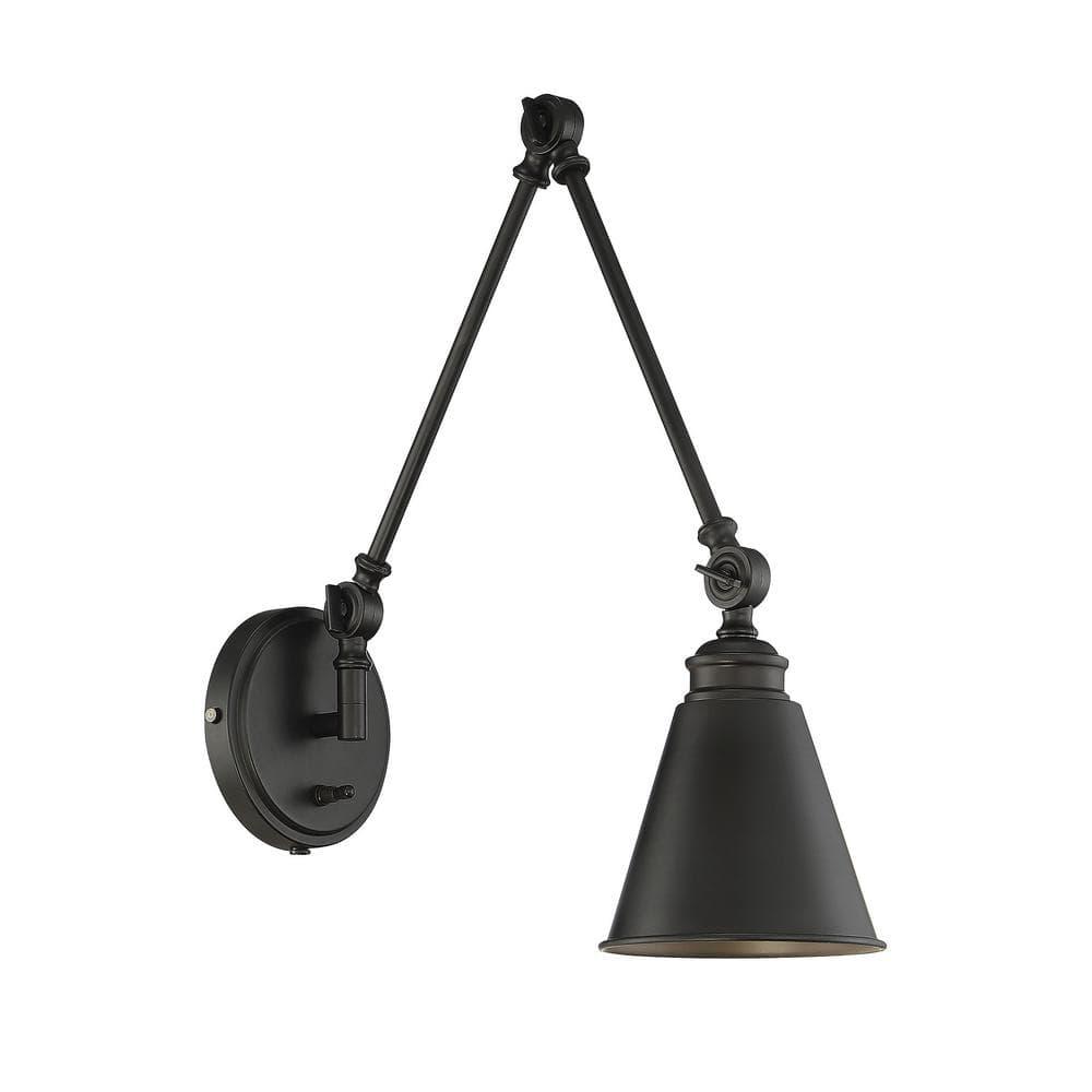 Savoy House Morland 1 - Light Swing Arm Lamp in  Matte Black
