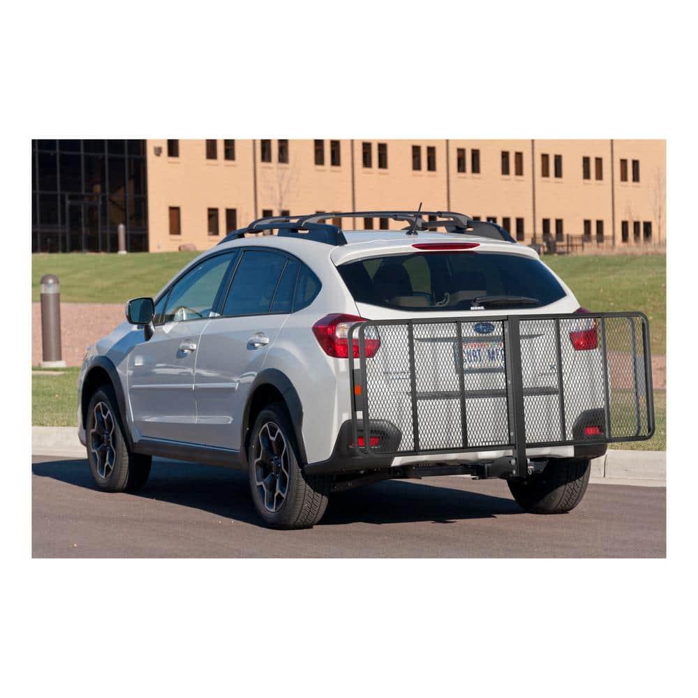 Black Steel Mesh Folding Cargo Carrier for Vans