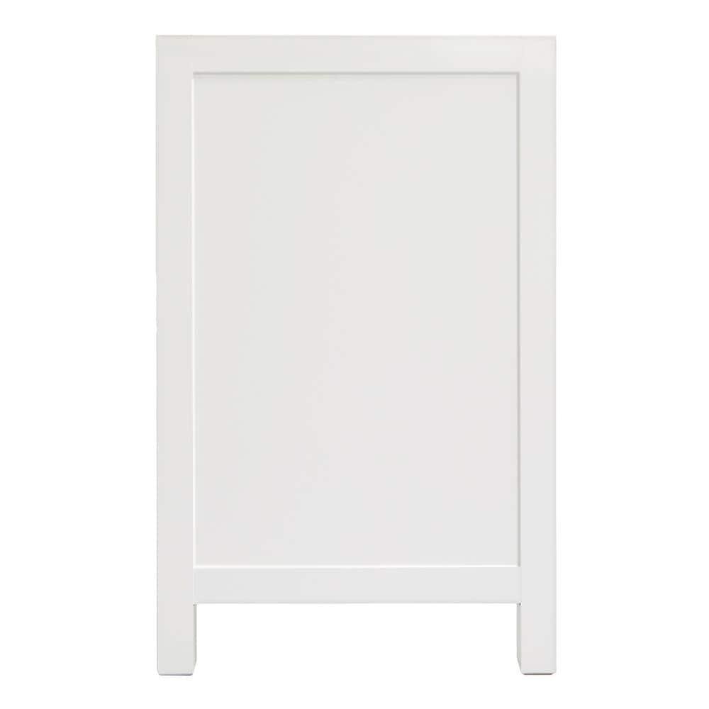 Ariel A067d-Bc Cambridge 66" Double Free Standing Vanity Cabinet Only - White