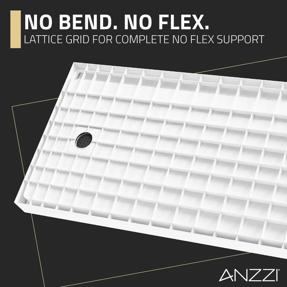 30'' W 60'' D Rectangular Triple Shower Base