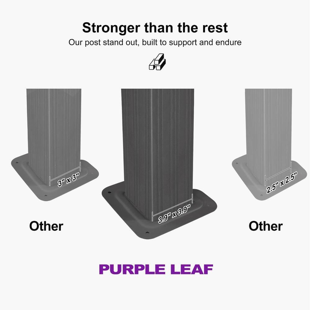 Purple Leaf Aluminum Patio Gazebo