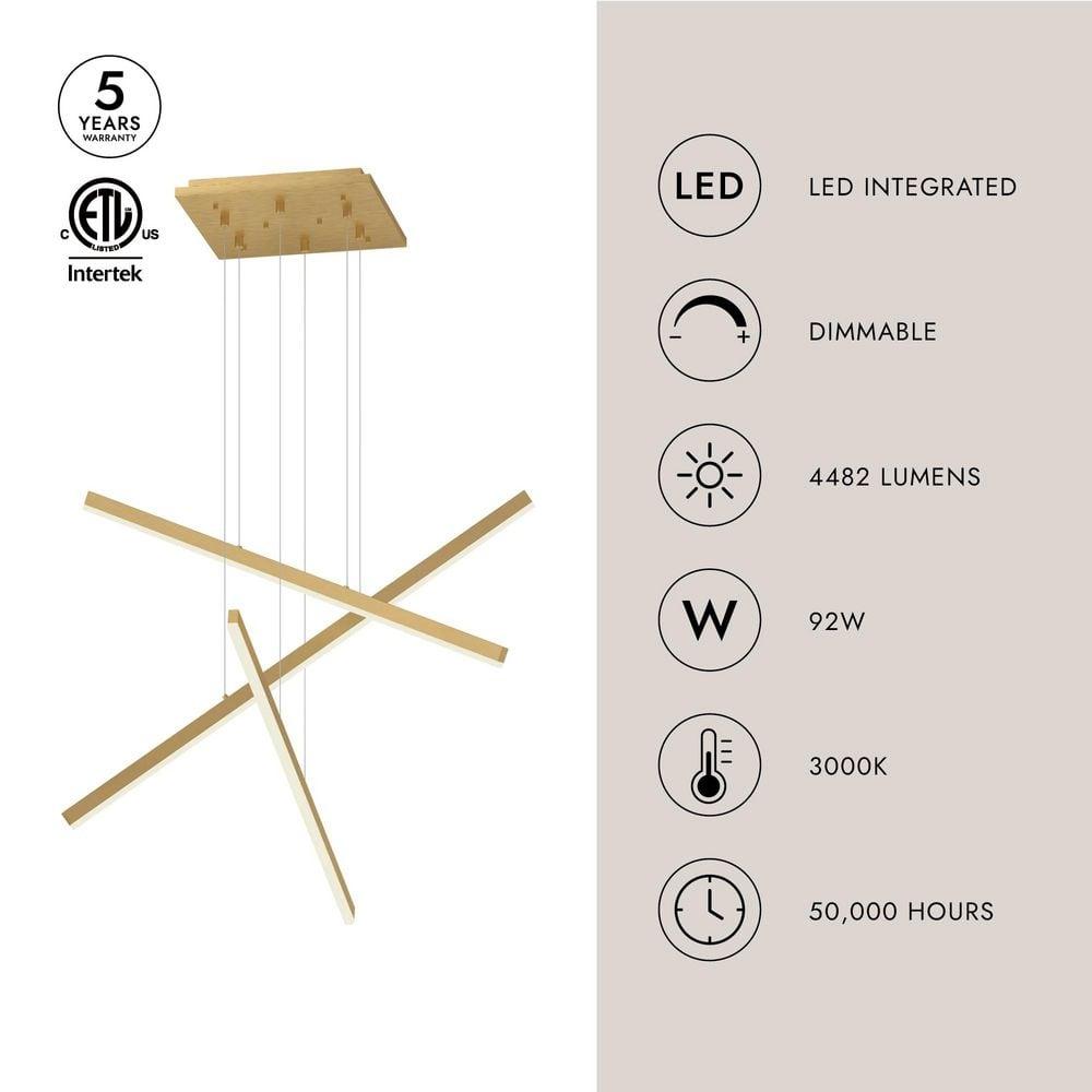 Vega 3 - Light LED Kitchen Island Pendant