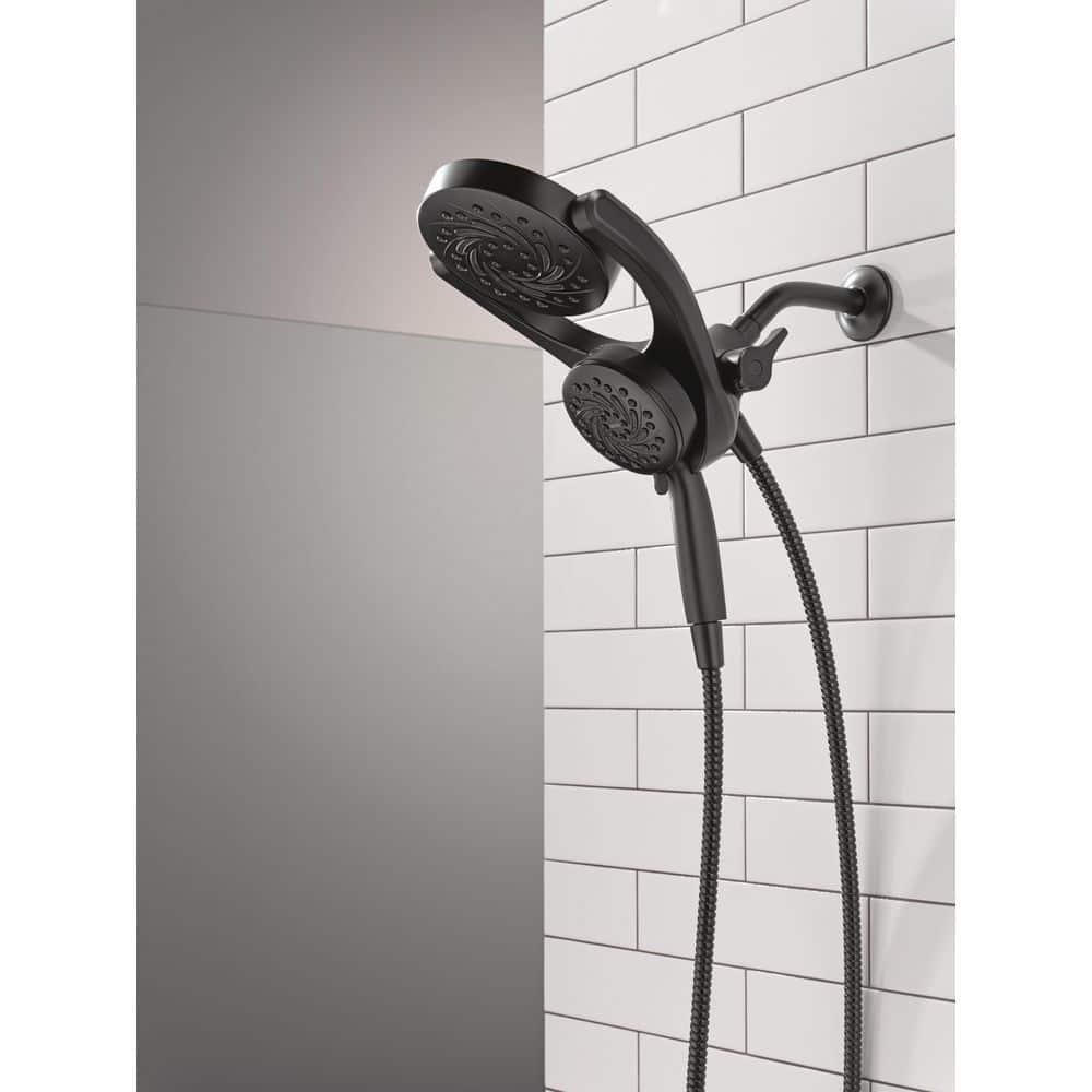 5-Setting HydroRain 2-in-1 Dual Shower Head with ProClean Spray