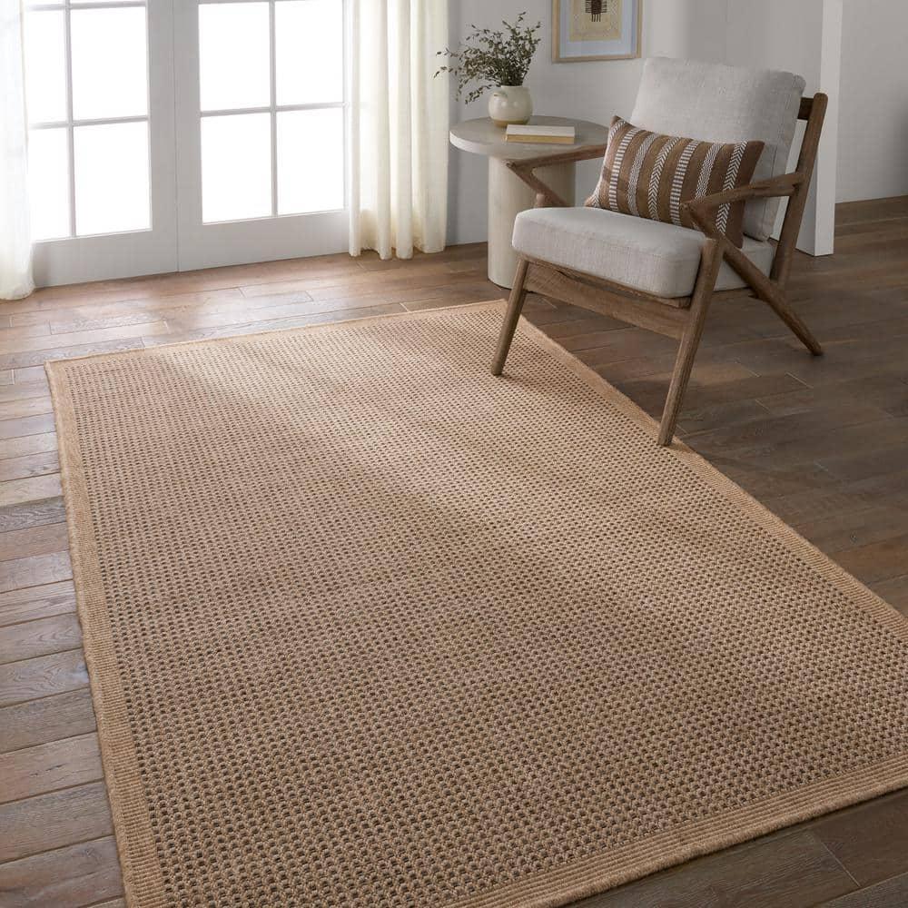 Tolkan Indoor / Outdoor Rug - Brown and Black / 8' x 10'