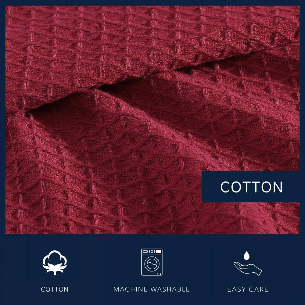 Nautica Nautica Baird Solid Cotton Reversible Blanket