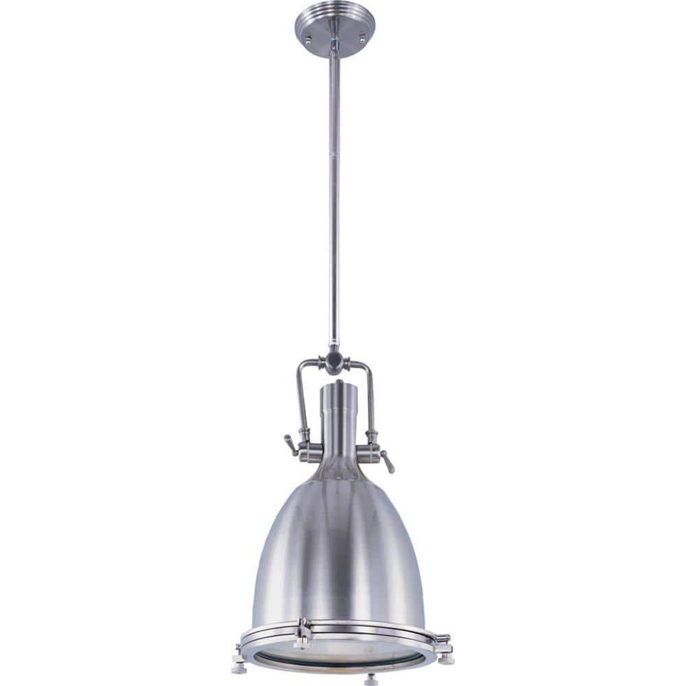 -One Light Adjustable Pendant In Modern Style-14.25 Inches Wide By 23.5 Inches High-Satin Nickel Finish Maxim Lighting 25104Ftsn