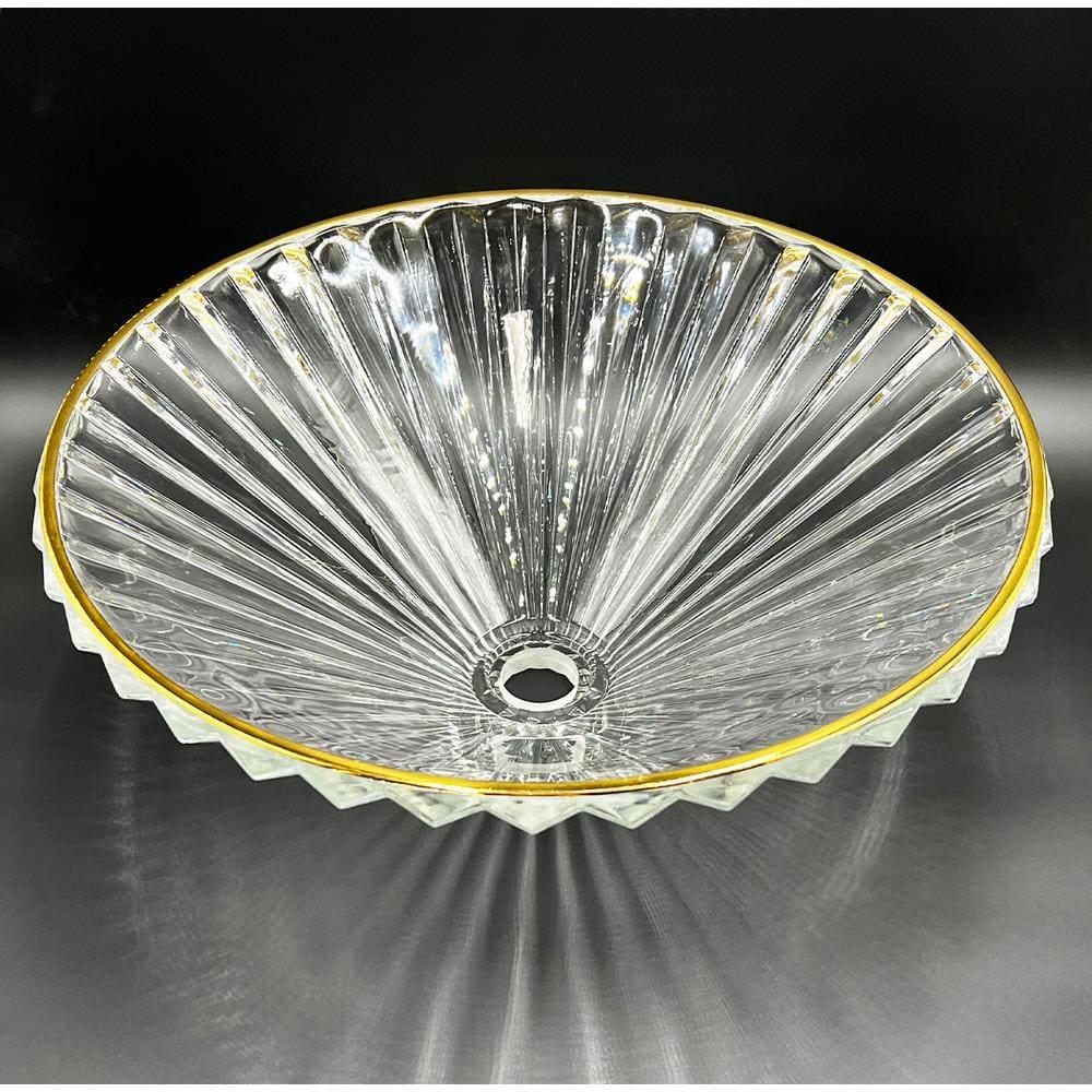20" Diamond Brilliance Glass Vessel Sink