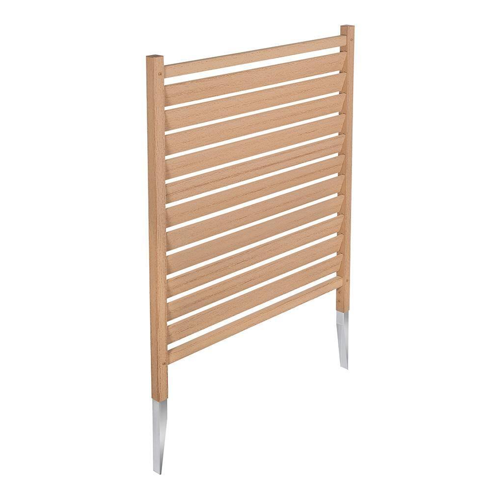 Enclo 44in H x 36in W (2 Panels) No Dig Enclo Waverly Vinyl Privacy Screen, Outdoor Privacy Screen Panels, Trash Can Enclosure, Air Conditioner & Pool Equipment Enclosure