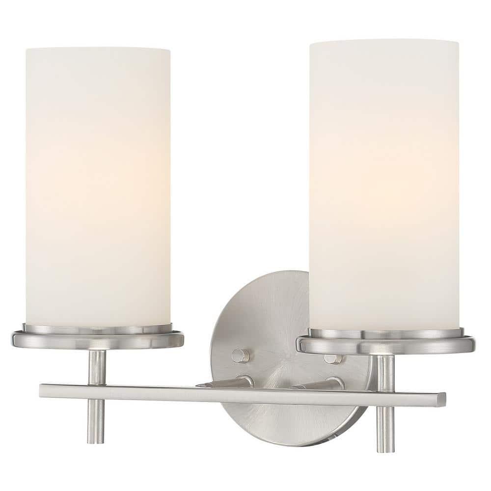 4092-84-Minka Lavery-Haisley - 2 Light Bath Vanity-Brushed Nickel Finish