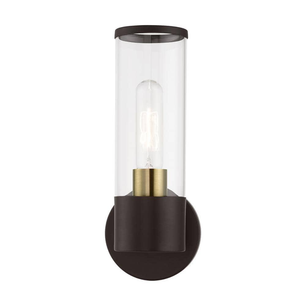 Livex Lighting Banca 1 - Light Sconce in  Bronze/Antique Brass