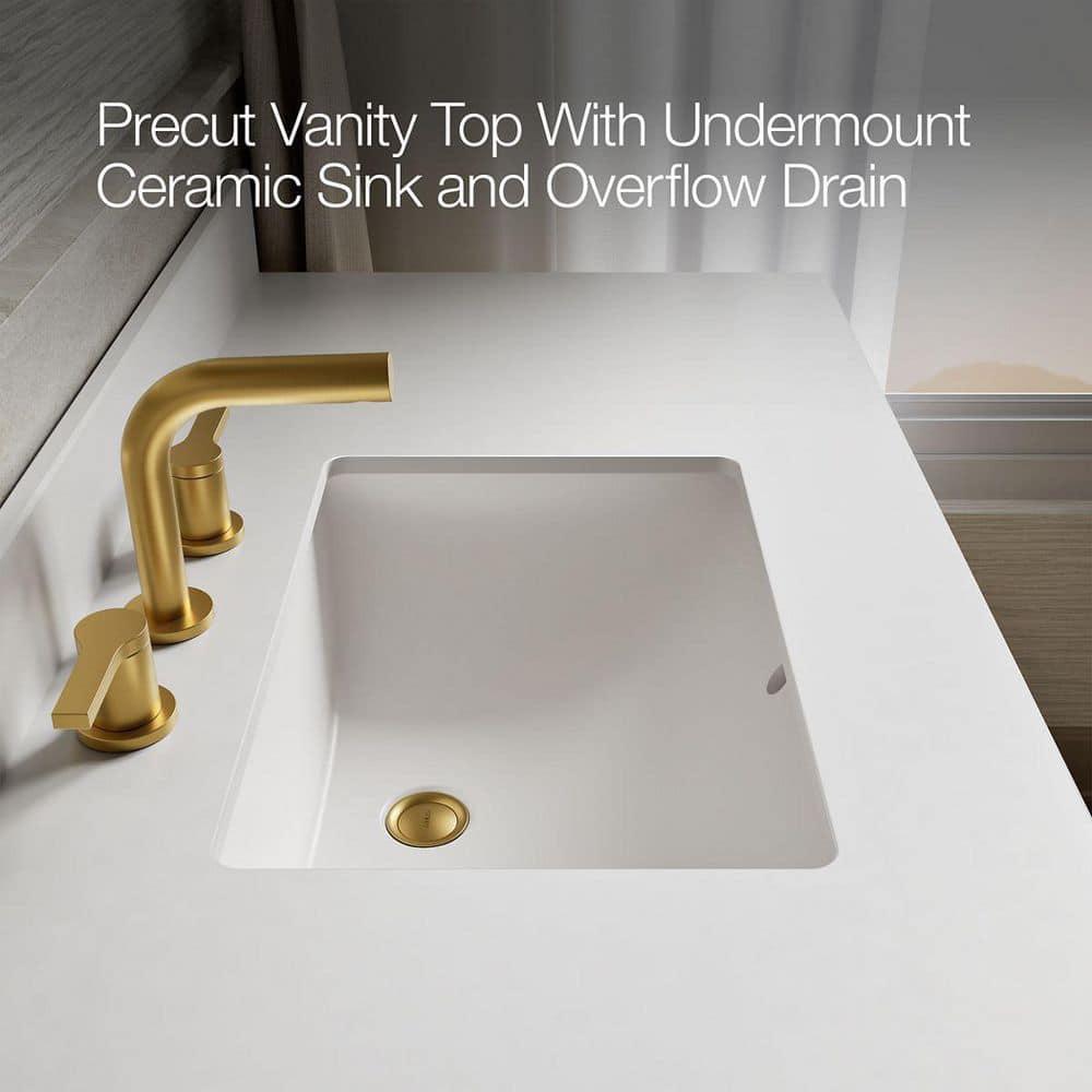 Charlemont 48 In. Bathroom Vanity Cabinet With Sink And Quartz Top