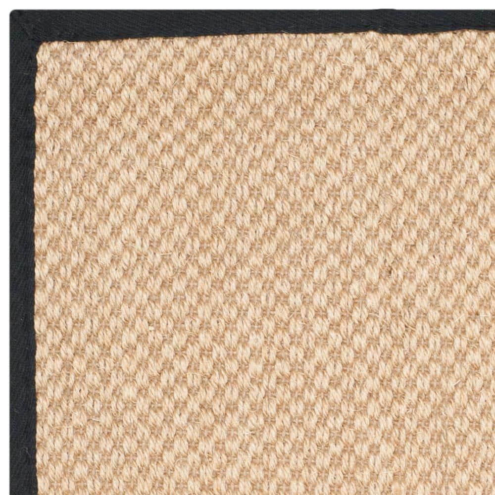 Natural Fiber NF141 Power Loomed Indoor Accent Rug - Maize/Black - 3'x5' - Safavieh.