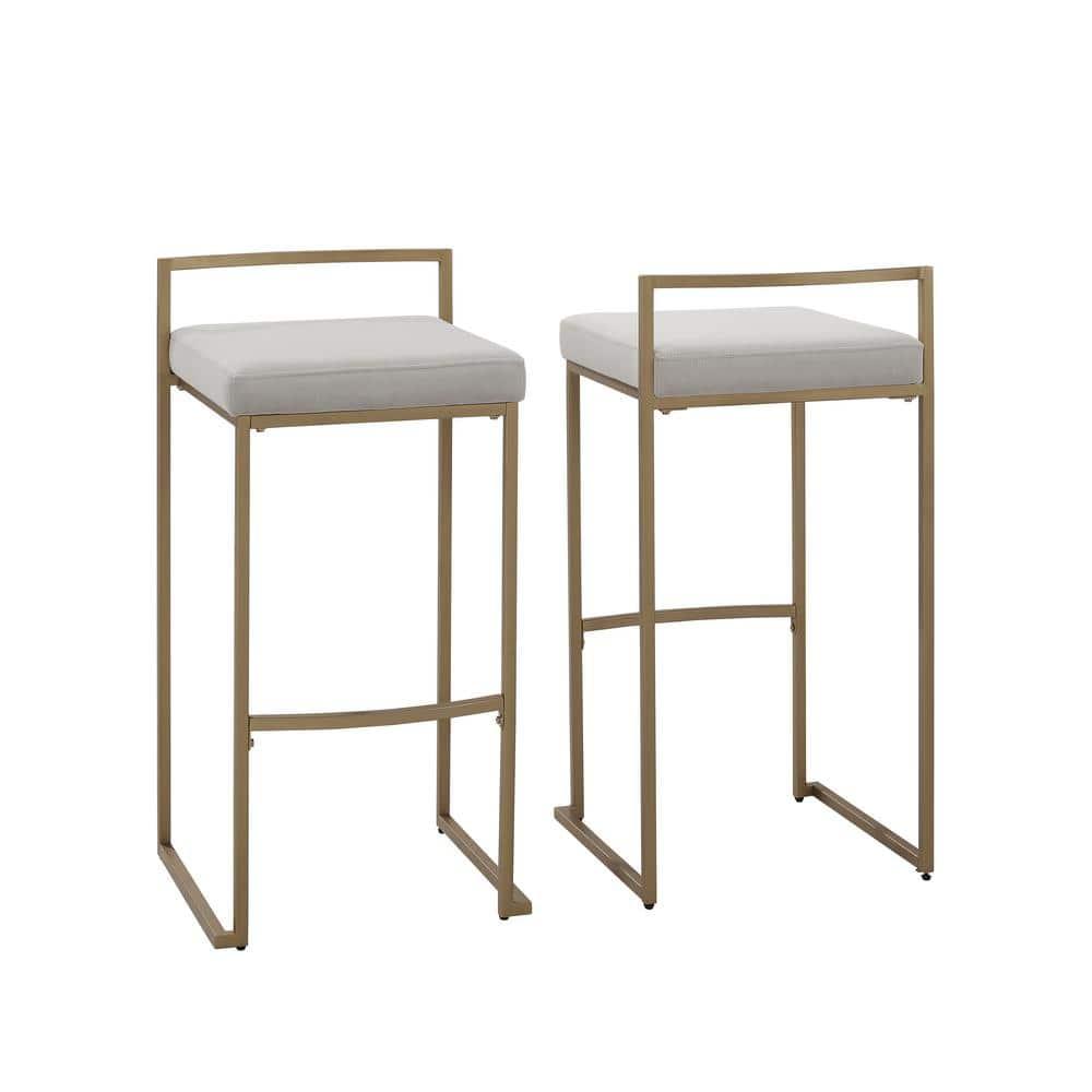Progreso Upholstered Counter Stool with Metal Frame