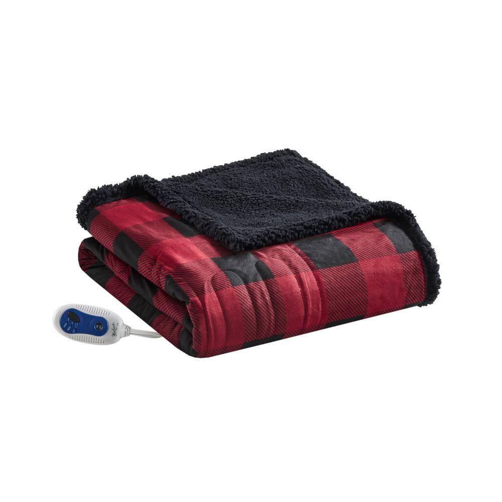 Woolrich Woolrich Linden Oversized Mink to Berber Heated Throw