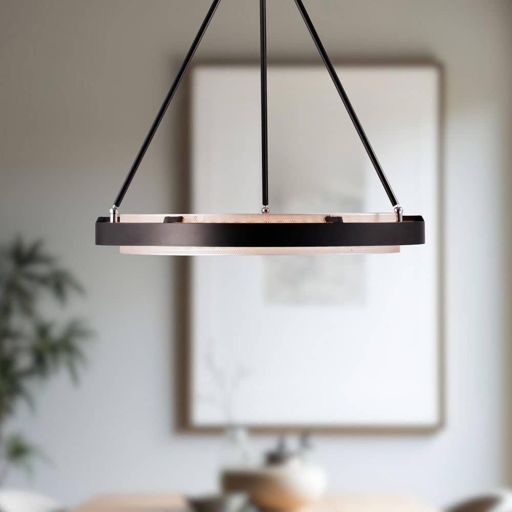 Alora Lighting Duo 1 - Light Black LED Unique/Statement Pendant
