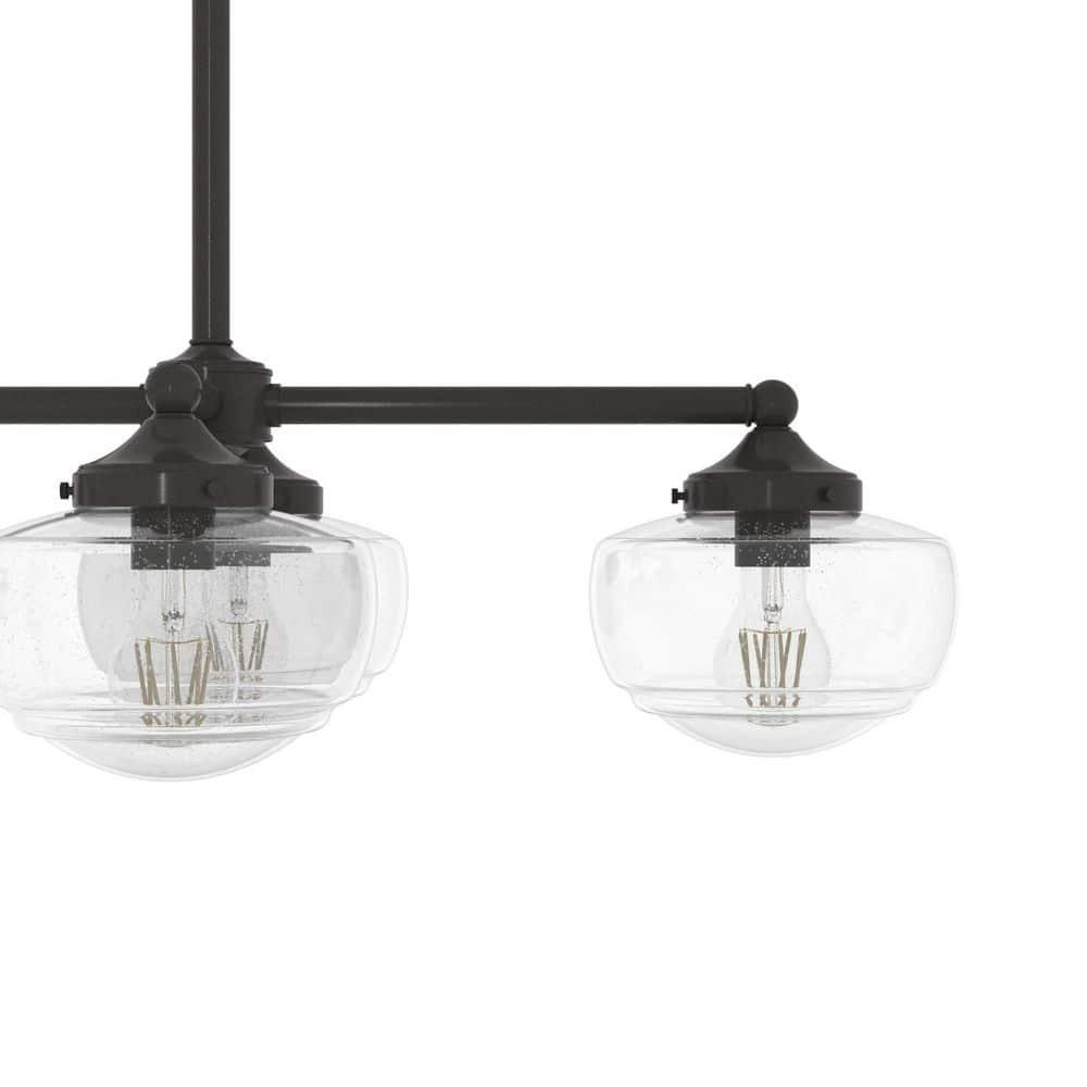 Saddle Creek 7 - Light Kitchen Island Linear Pendant