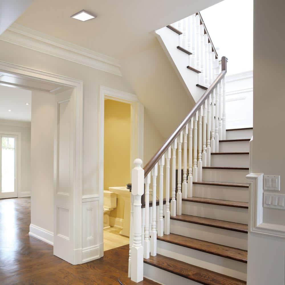 WAC Lighting Cuadrado 5" 1 Luz 3500K Energy Star Montaje Empotrado de Aluminio en Níquel