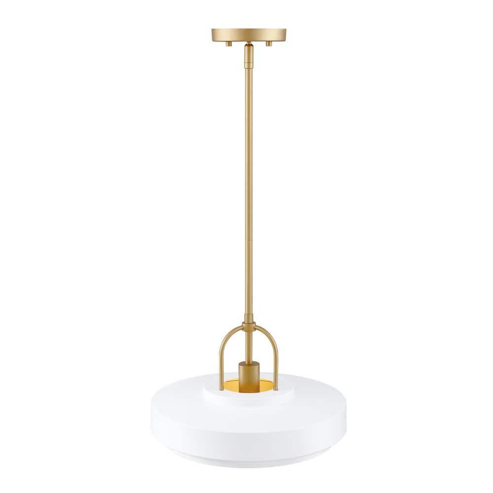 Designers Fountain Odea 14 inch 1-Light Matte White Transitional Pendant Light, D295M-14P-MW