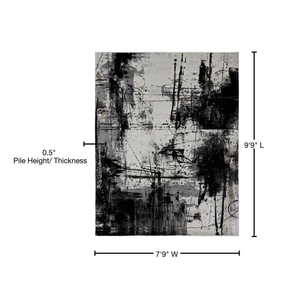 Black/Gray Area Rug