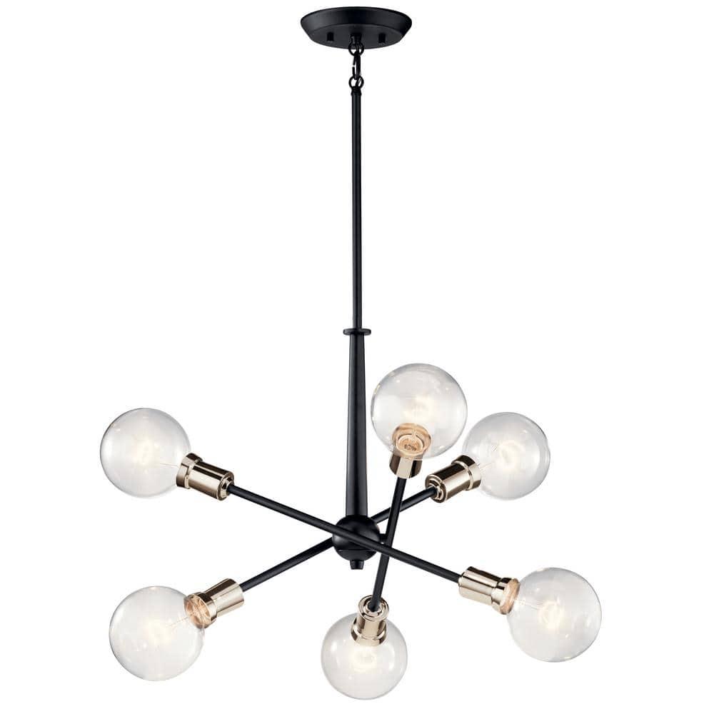 Kichler Lighting Armstrong 6 - Light Chandelier in  Black