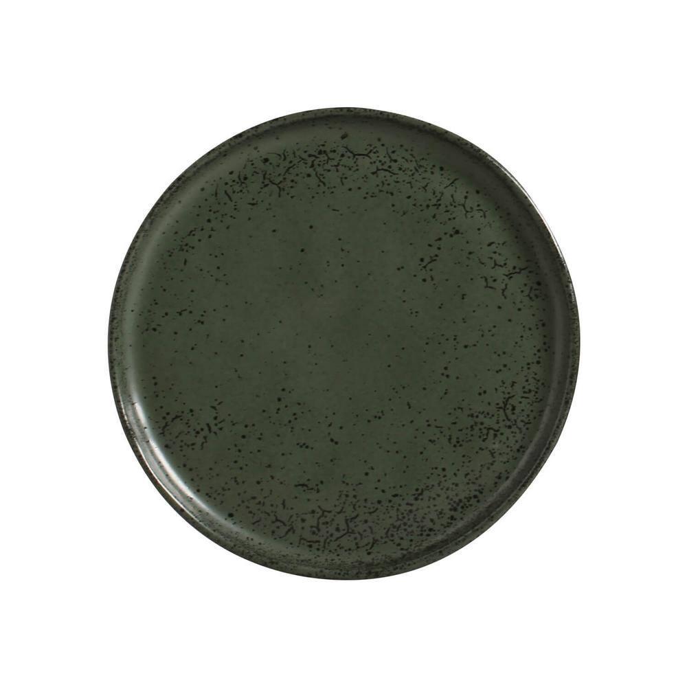 Porto Brasil Matte Black 6.1'' Stoneware Bread And Butter Plate (Set of 6)