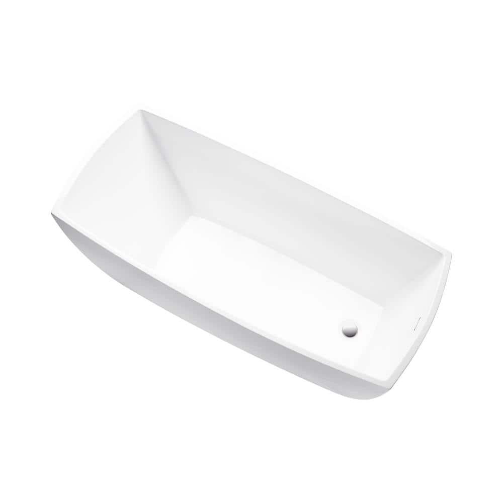 Vanity Art 67" X 31" Acrylic Freestanding Bathtub