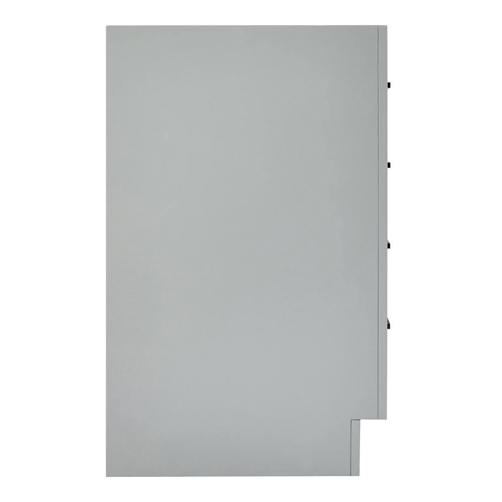 Ariel T066s-Bc Hepburn 66" Single Free Standing Vanity Cabinet Only - Grey