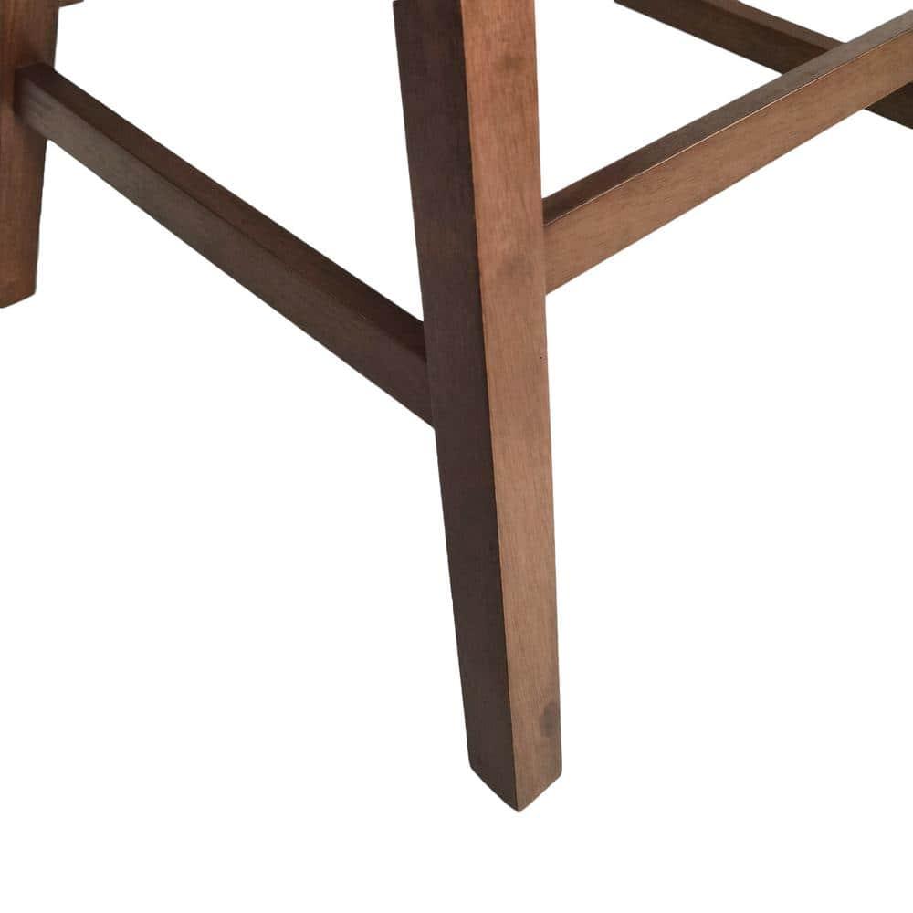 Noble House Marten Indoor Fabric Upholstered Wood Counter Stools, Set of 2, Light Beige