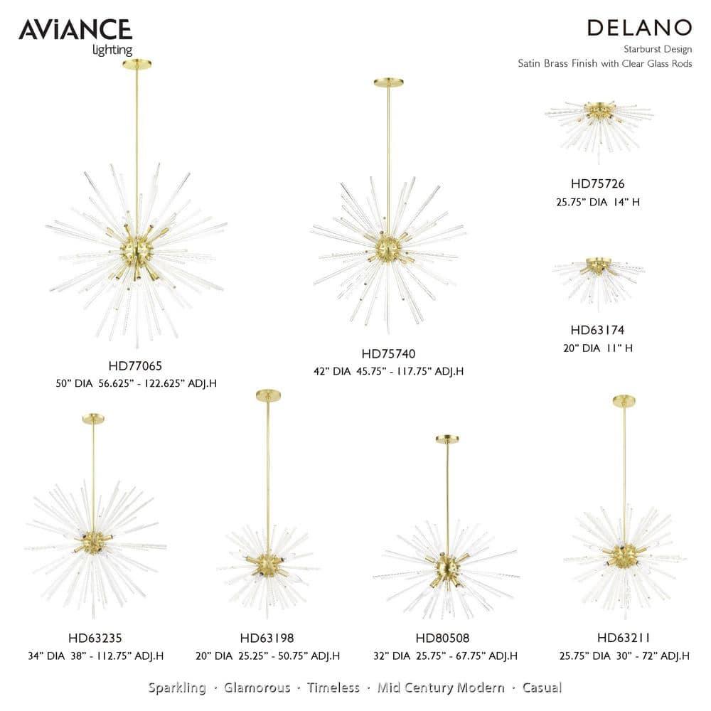 Livex Lighting Utopia 8 - Light Chandelier in  Satin Brass
