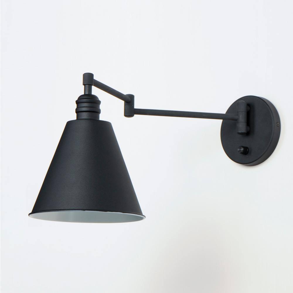 Maxim Lighting Library 1 - Light Swing Arm Lamp in  Black