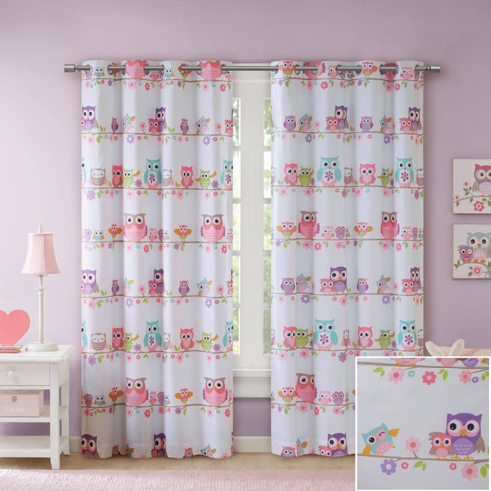 Intelligent Design Kids Wildlife Max Blackout Thermal Grommet Single Curtain Panel