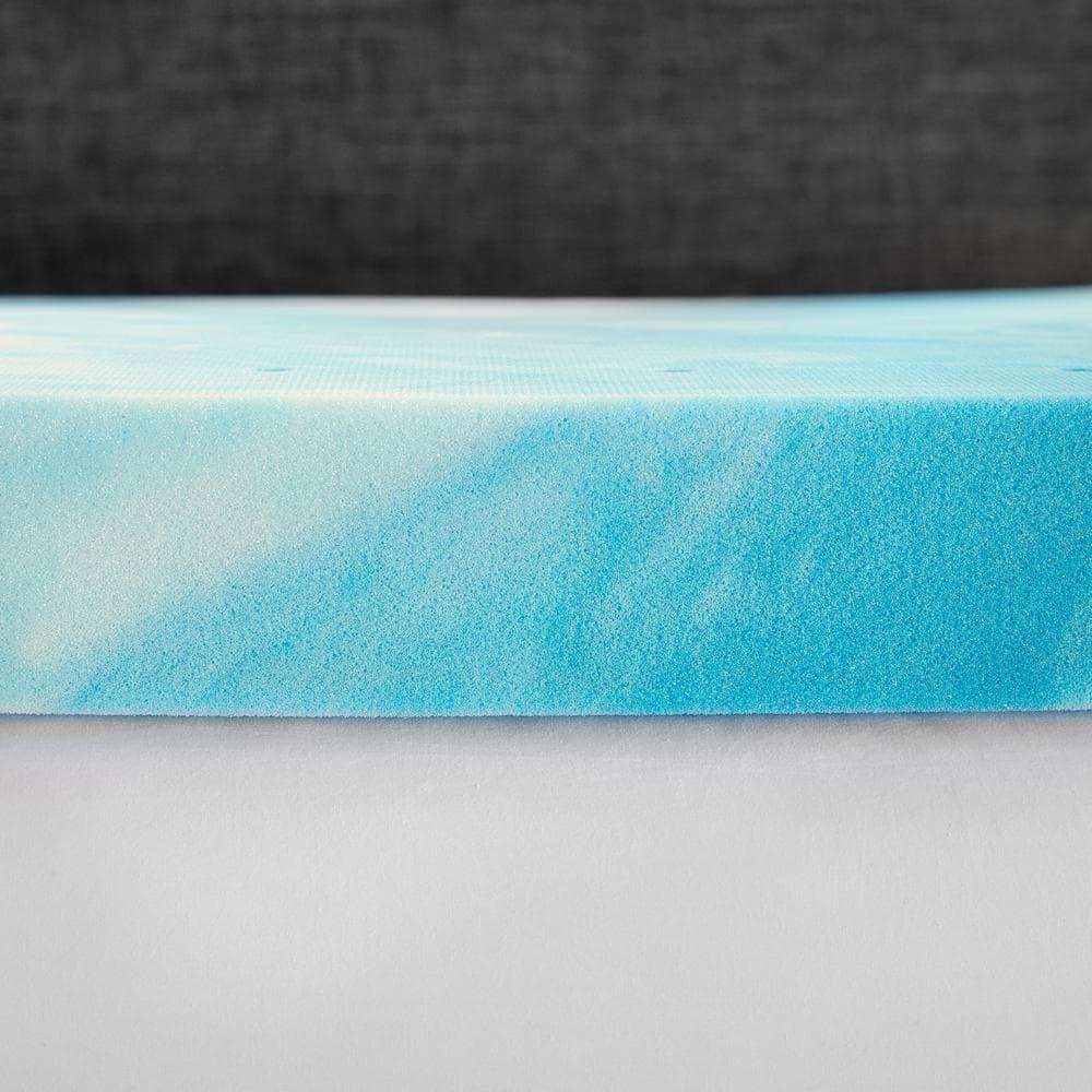 BodiPEDIC 3" Gel Swirl Memory Foam Mattress Topper & Reviews | Wayfair