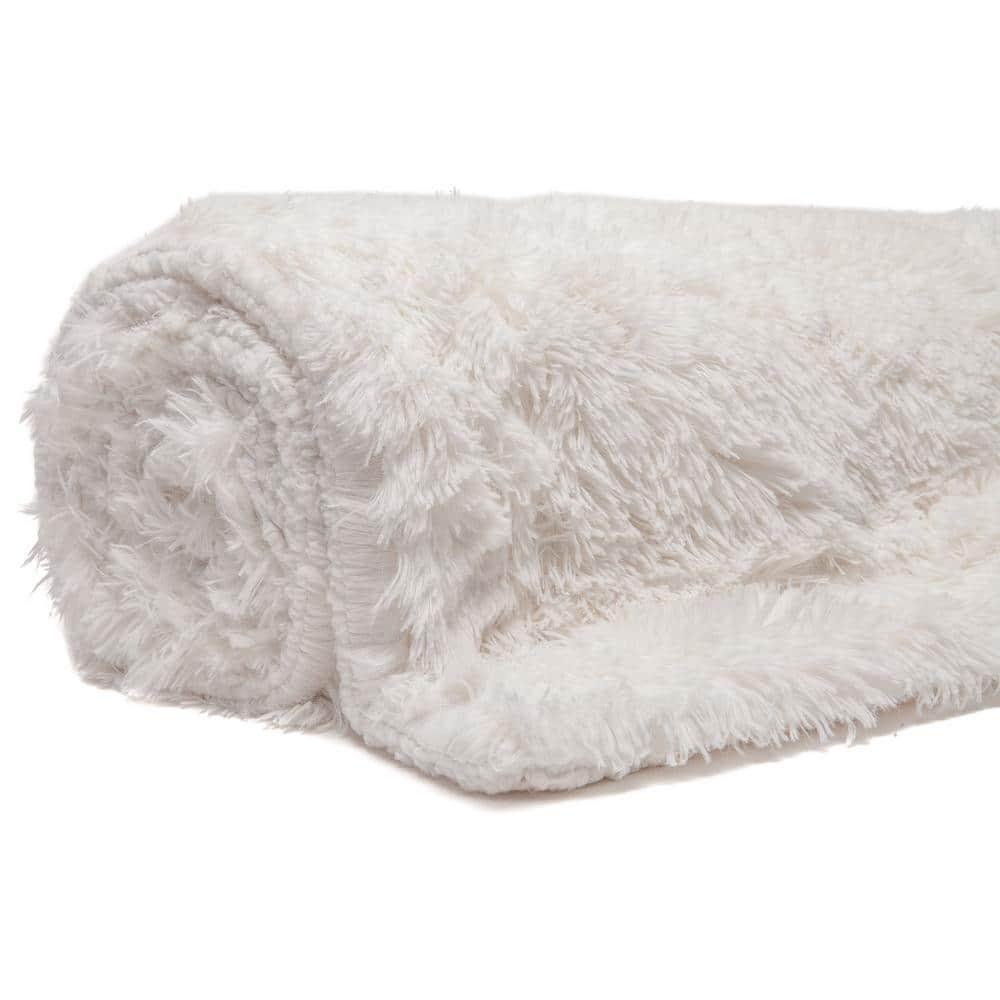 Chanasya Shaggy Shaggy Super Elegent Sherpa Long Fur Throw