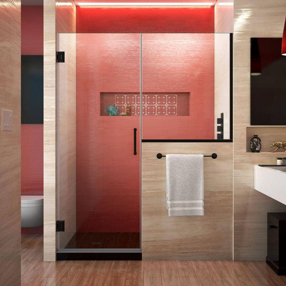 Unidoor Plus 47" W x 72" H Pivot Frameless Shower Door with ClearMax™ Technology