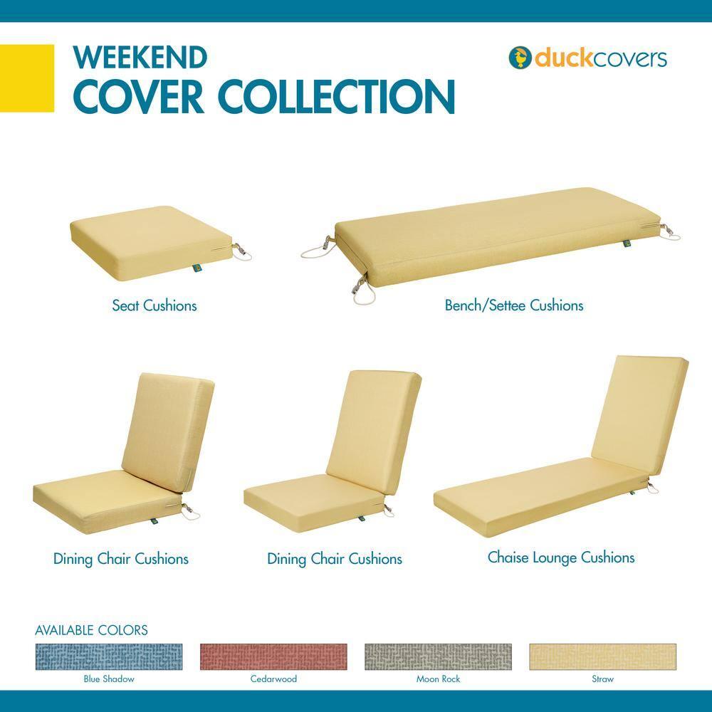 Weekend Outdoor 3'' Dining Chair Seat Cushion