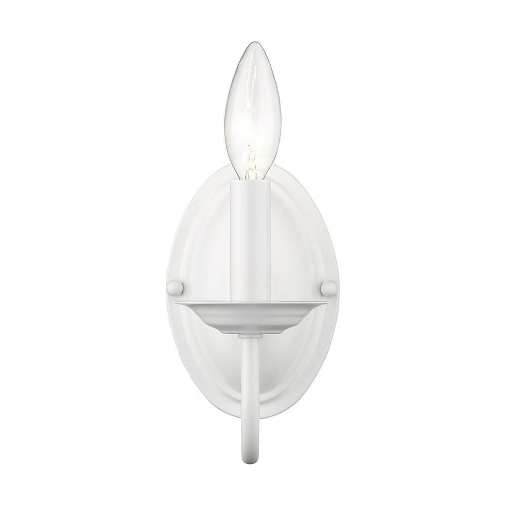 Livex Lighting Home Basics 1 - Light Wall Light in  White